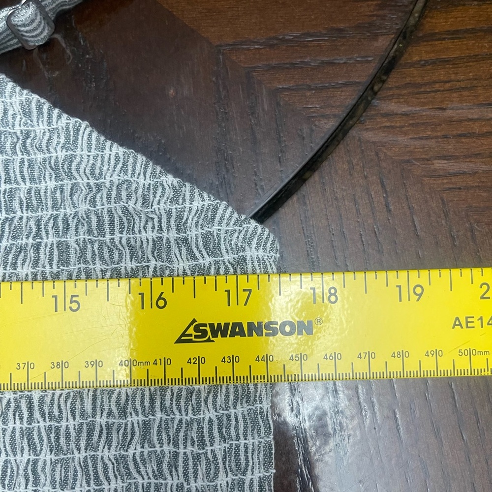 Universal Thread Gray Checkered Romper - image 4